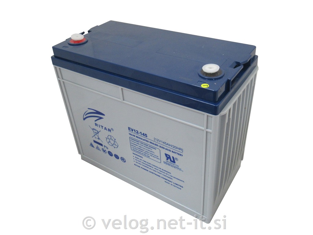 Ciklični AGM EV akumulator 145Ah Ritar