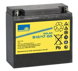 GEL akumulator Sonnenschein SOLAR S12/17 G5 / 12V 17Ah