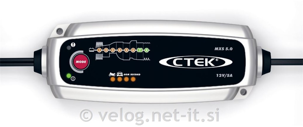 Polnilec akumulatorjev CTEK MXS 5.0