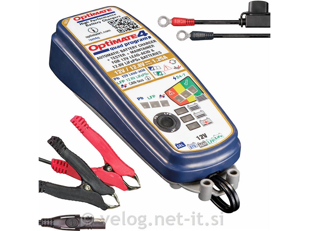 Polnilec Optimate 4 Quad program