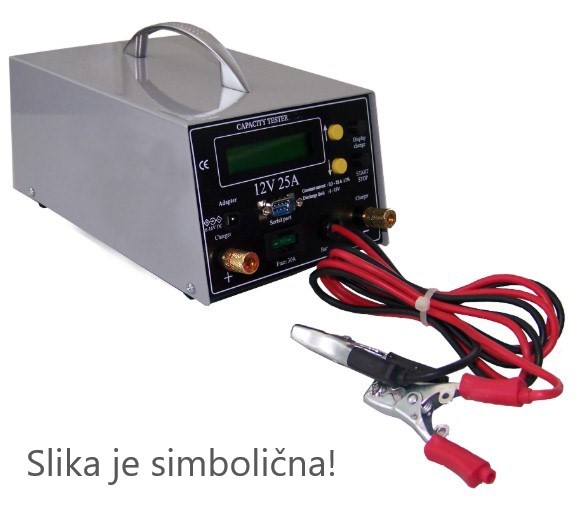 Tester kapacitete akumulatorjev 12V 25A