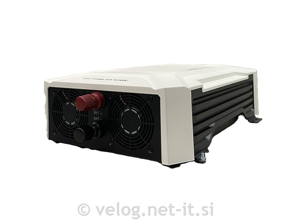 Razsmernik 1000W 12V sinusni Srne Solar - z bluetooth