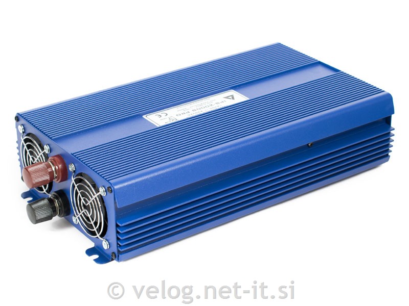 Sinusni razsmernik 1000W 12V - mehki zagon in daljinsko upravljanje