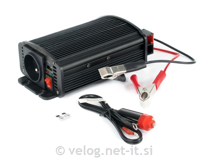 Razsmernik 300W 12V za sončne celice, navtiko, avtodom
