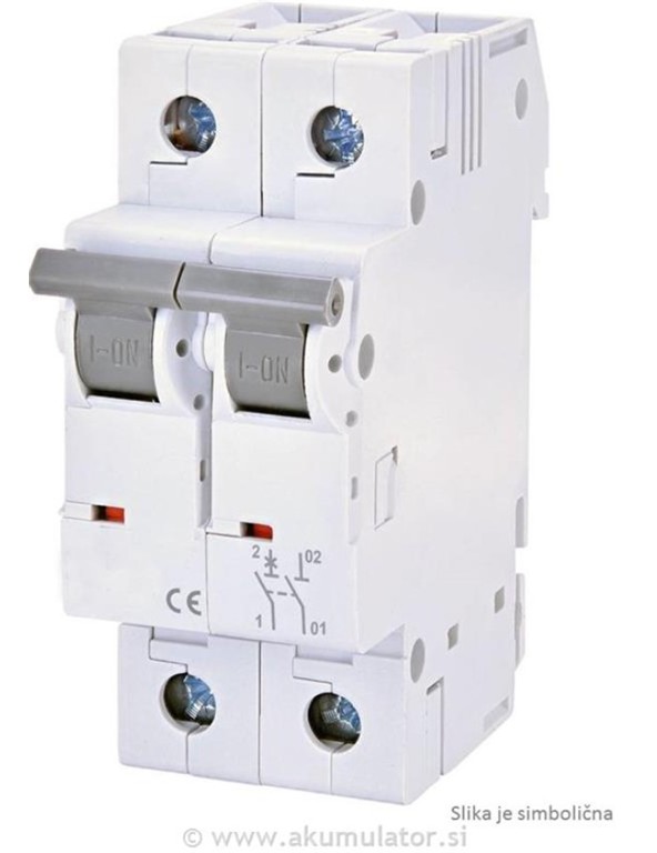 DC instalacijski odklopnik 15A dvo polni