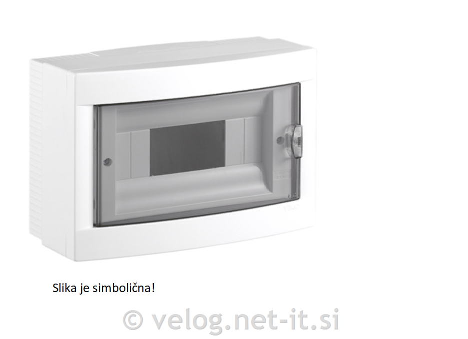 Razdelilna omarica, nadometna 1X8 1P65