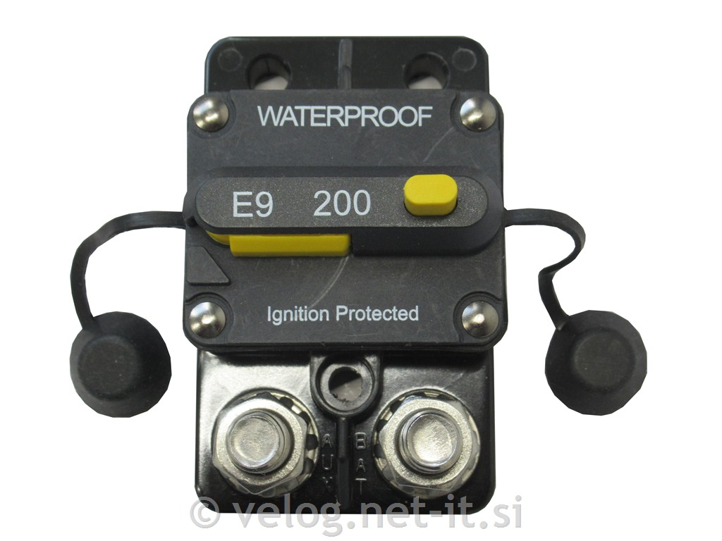 DC instalacijski odklopnik 200A do 72V