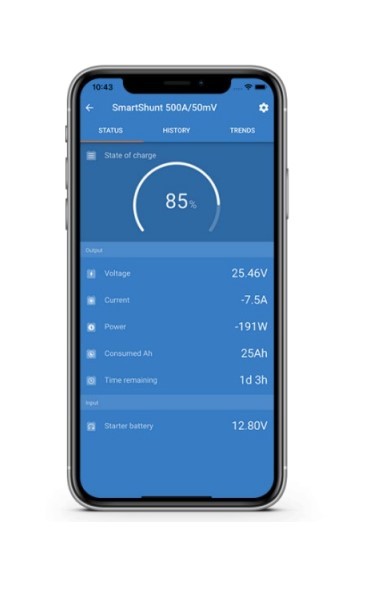 Victron Smart Shunt 500A - pametni nadz.