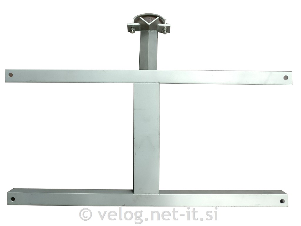 Nosilec za solarni modul 50W - namestitev na drog