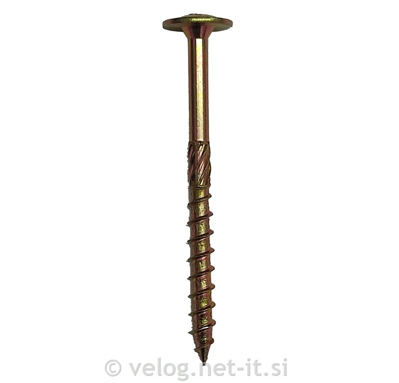 Lesni vijak za strešne kljuke