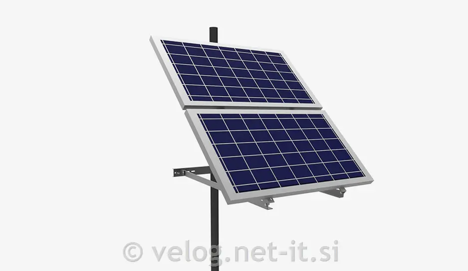 Nosilec solarnega modula za na drog 100 - 680mm