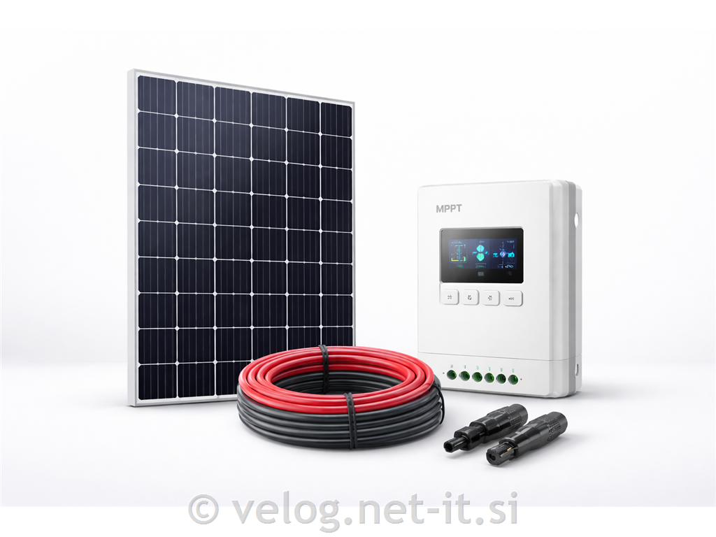 Solarni polnilec akumulatorjev 120W