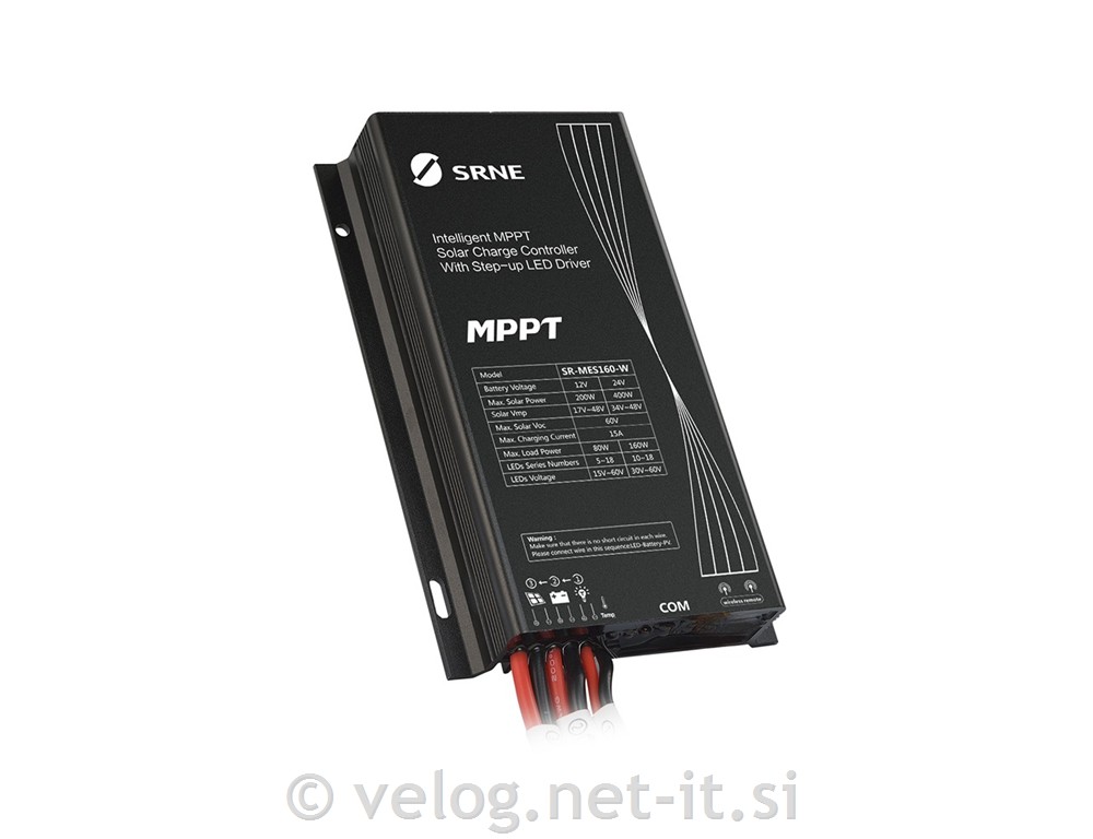 Solarni regulator SR-MES160W s senzorjem