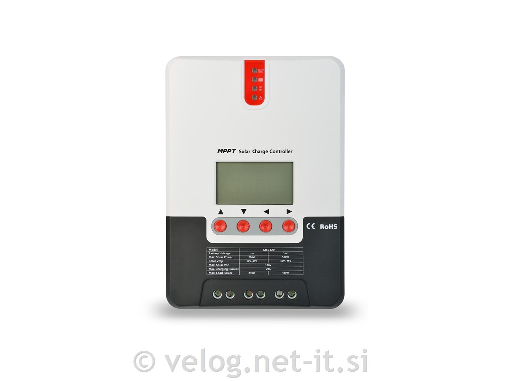 MPPT solarni regulator 60A 12V-48V Srne Solar