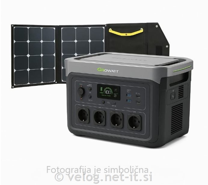 Prenosna solarna elektrarna za izredne razmere