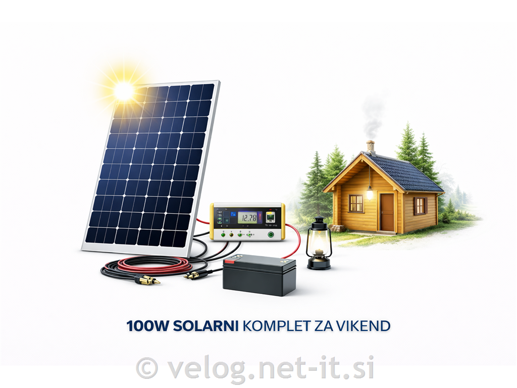 Solarni komplet za vikend 100W
