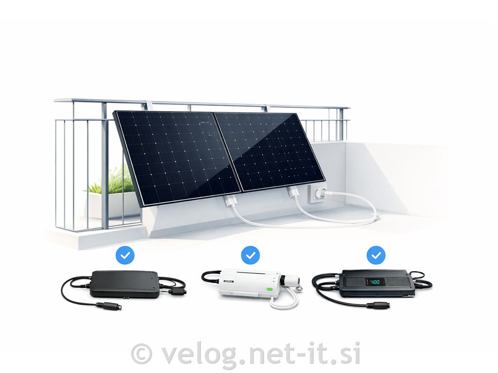 Balkonska sončna elektrarna 800W