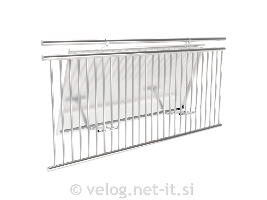 Nosilec z nagibom za solarni modul na balkonu