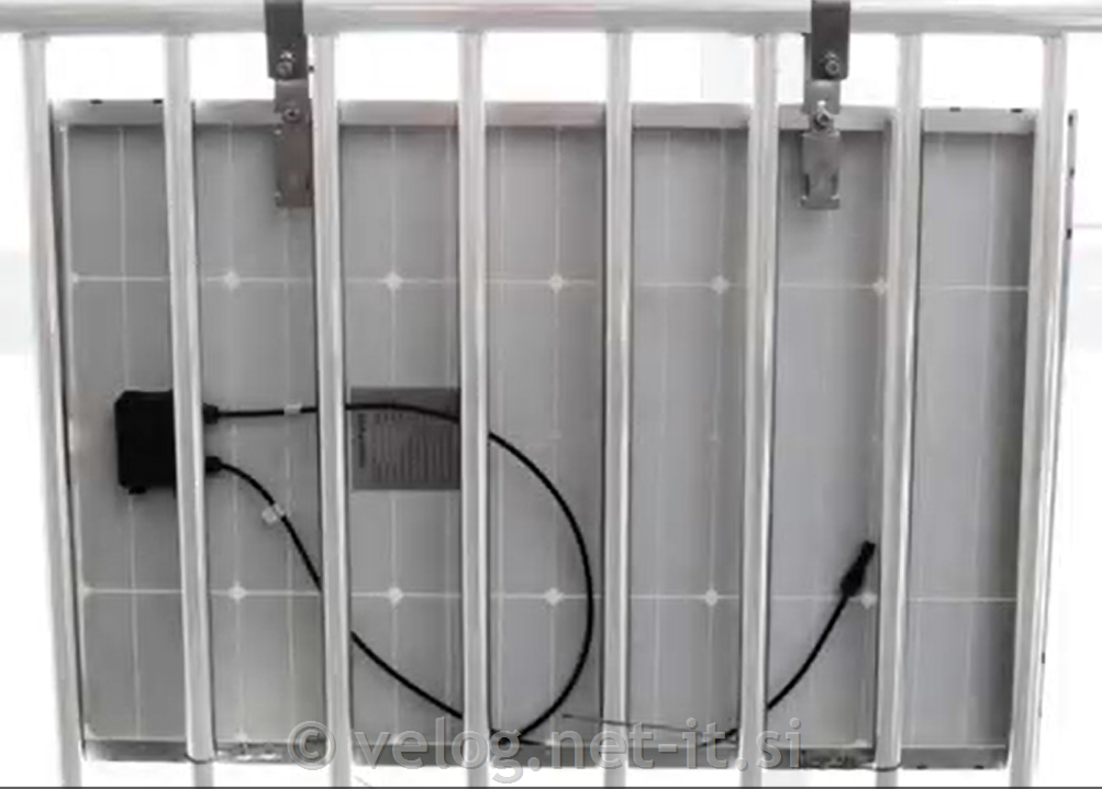 Nosilec za solarni modul na balkonu