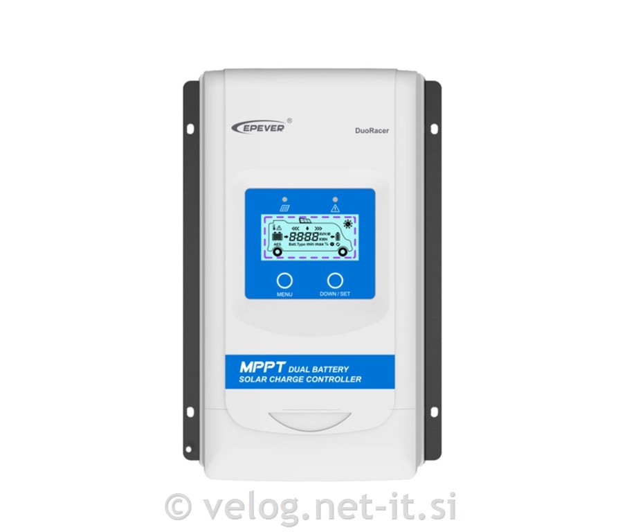 MPPT solarni regulator DUO 30A, za navtiko, avtodom