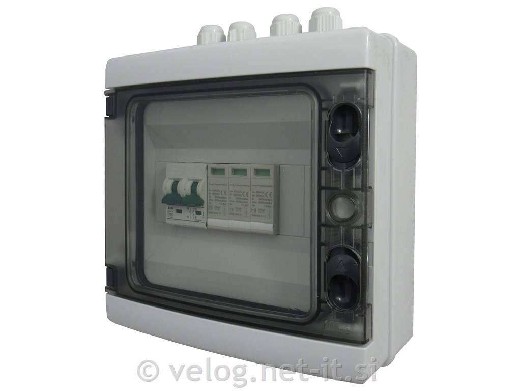 DC zaščitna omarica za otočne elektrarne Tip I in II