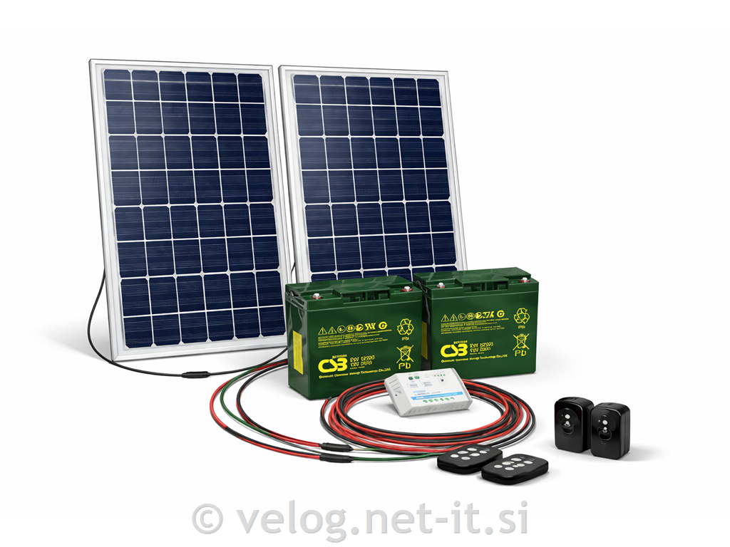Solarni komplet za odpiranje garažnih vrat