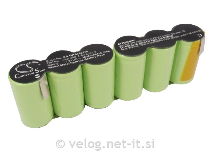 Baterija GARDENA 7,2V 3.000mAh OBNOVA