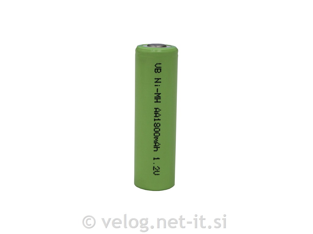 Baterijska celica Ni-Mh 1800mah AA