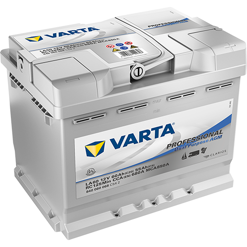 Akumulator Varta Professional Dual Purpose AGM 60Ah / LA60