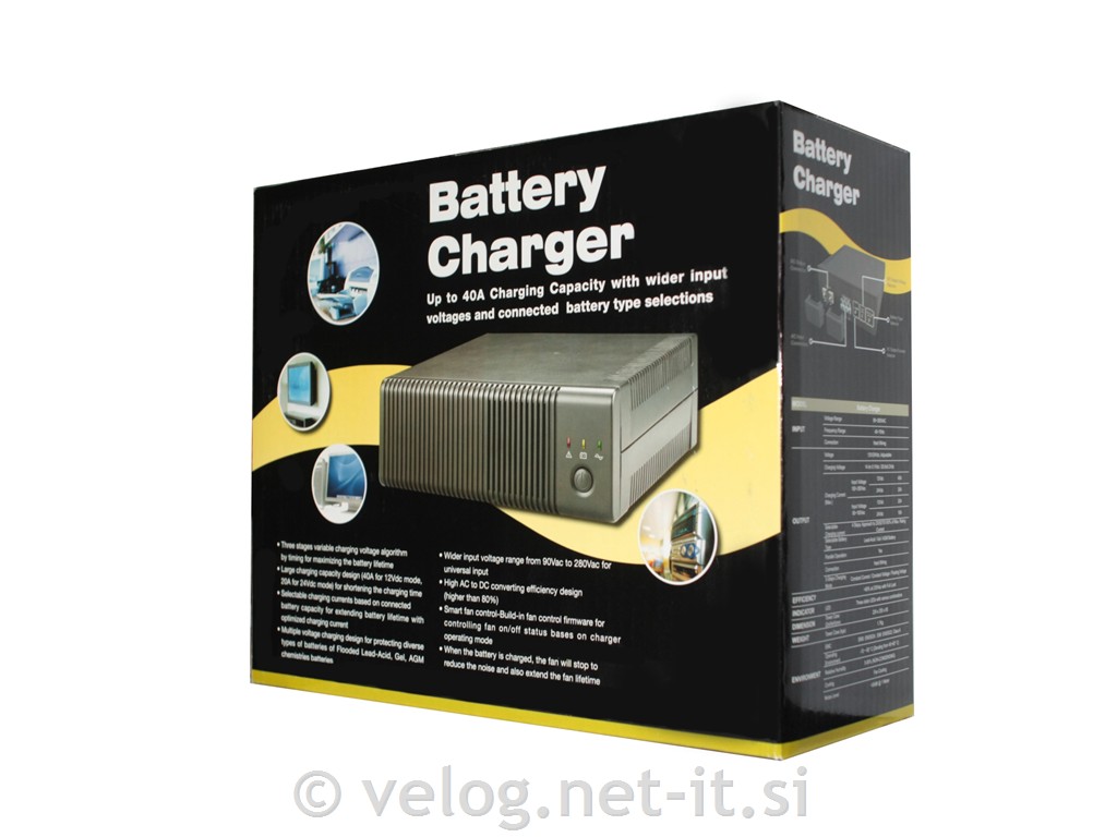 Univerzalni polnilec akumulatorjev Sterling 6V/12V, 3A/5A/7A