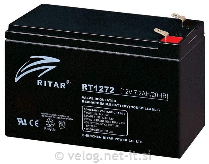 12V baterije AGM za standardno rabo