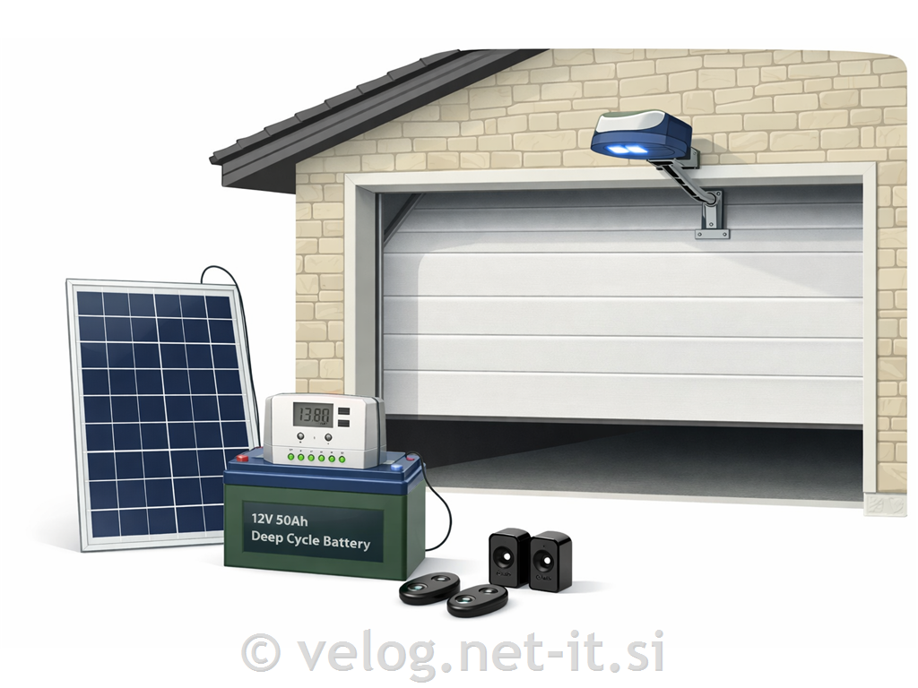 Solarni komplet za garažna vrata
