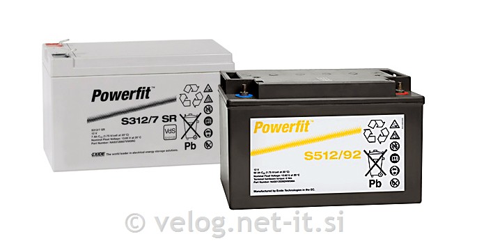 Baterije za UPS Powerfit  GNB-EXIDE