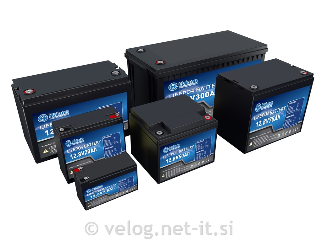 12V Li-ion - LiFePO4 baterije