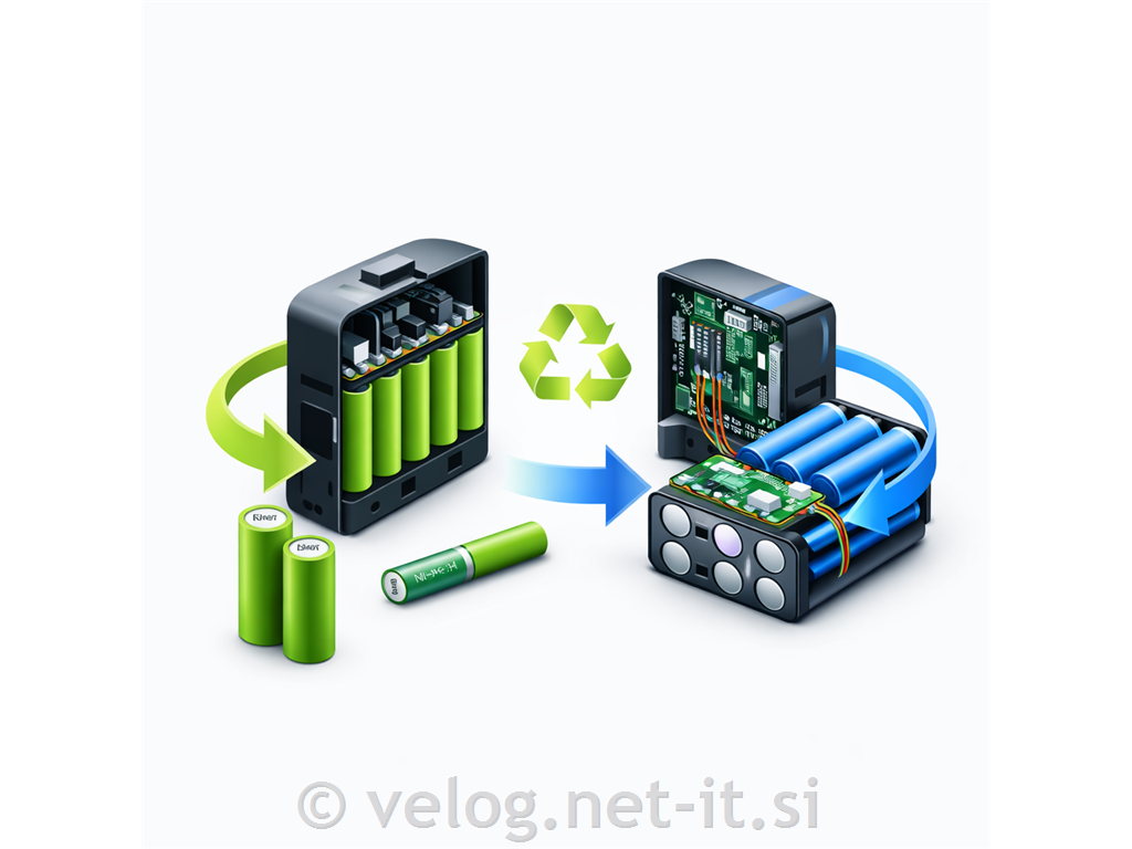Obnova baterije NiCd, NiMh, Li-ion