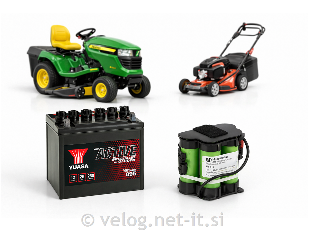 Vrtni traktor, kosilnice