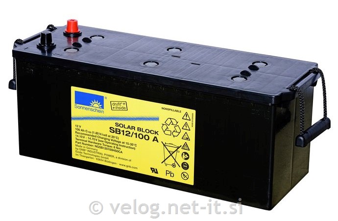 Solarni gel akumulatorji Sonnenschein solar block