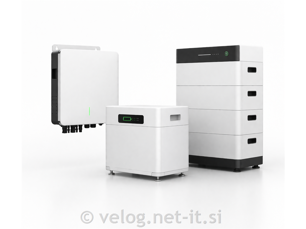 Hranilniki električne energije za vgradnjo v obstoječe sončne elektrarne