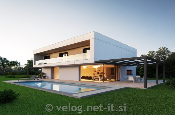 Nosilna konstrukcija za ravne strehe