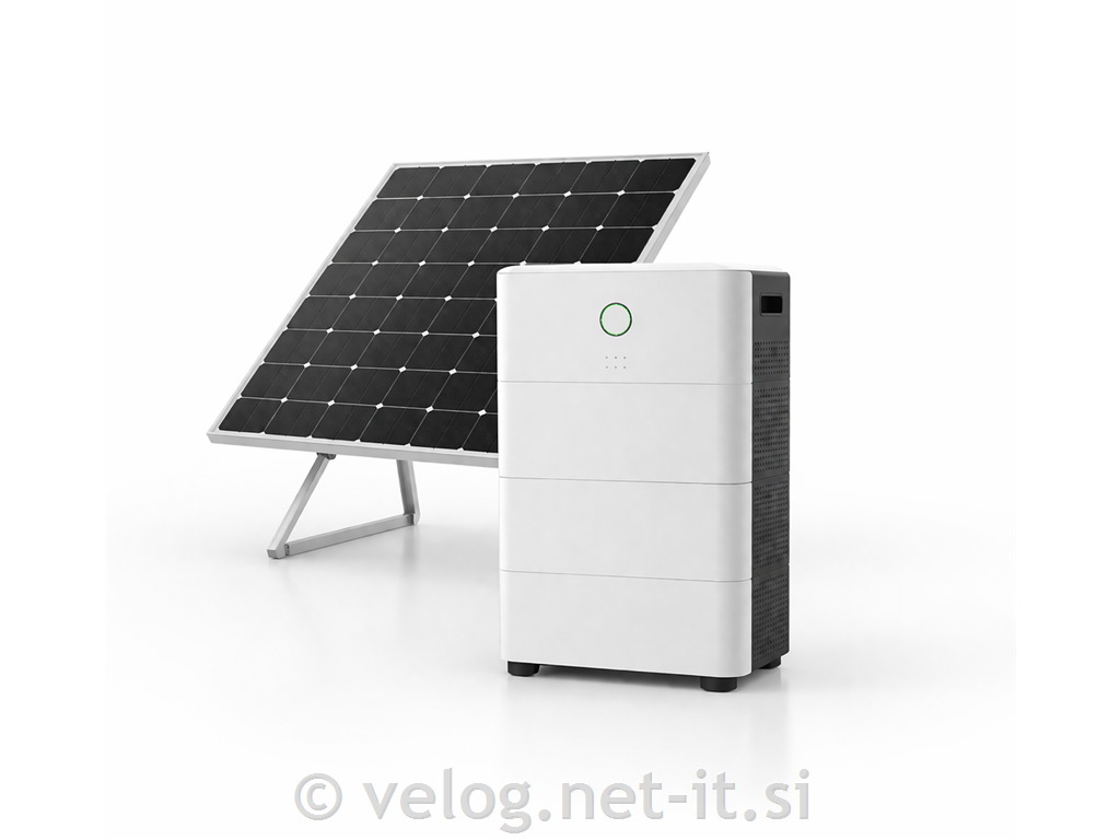 Hranilniki električne energije za otočne sončne elektrarne