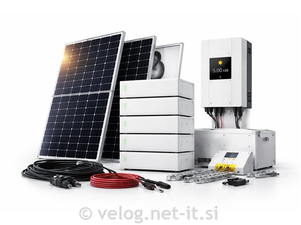Sončne elektrarne in solarni kompleti