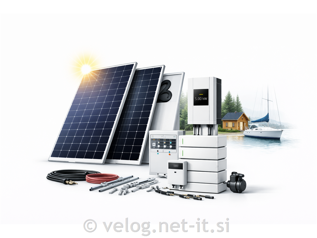 Otočne sončne elektrarne - Off grid / brez priklopa na omrežje